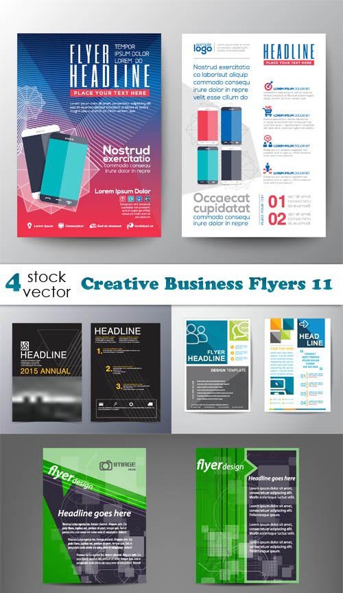 Vectors - Creative Business Flyers 11