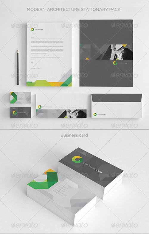 GraphicRiver - Modern Architecture Stationary