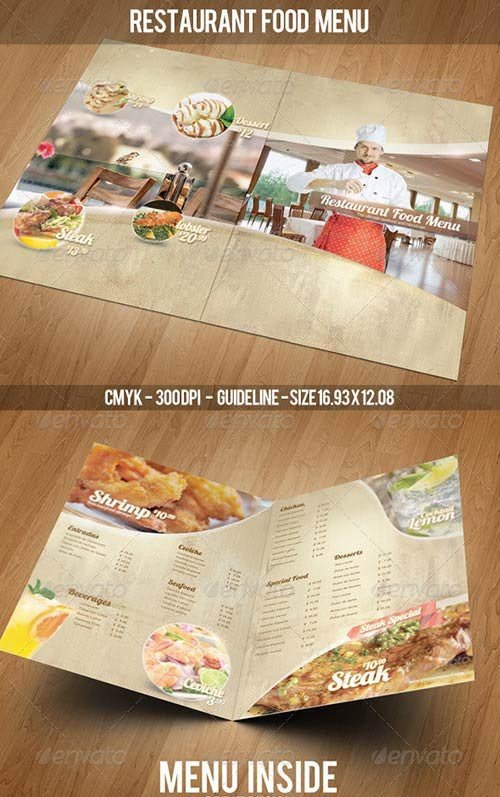 GraphicRiver - Restaurant Food Menu Template 4265318