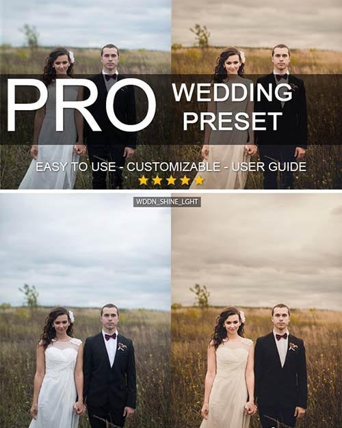 GraphicRiver - Warm Wedding Lightroom Professional Preset