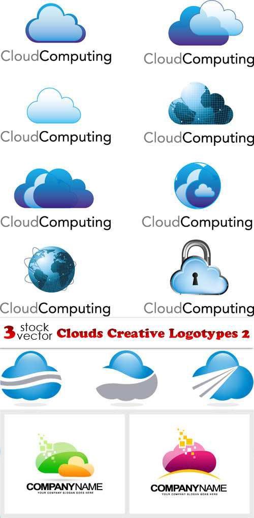 Vectors - Clouds Creative Logotypes 2