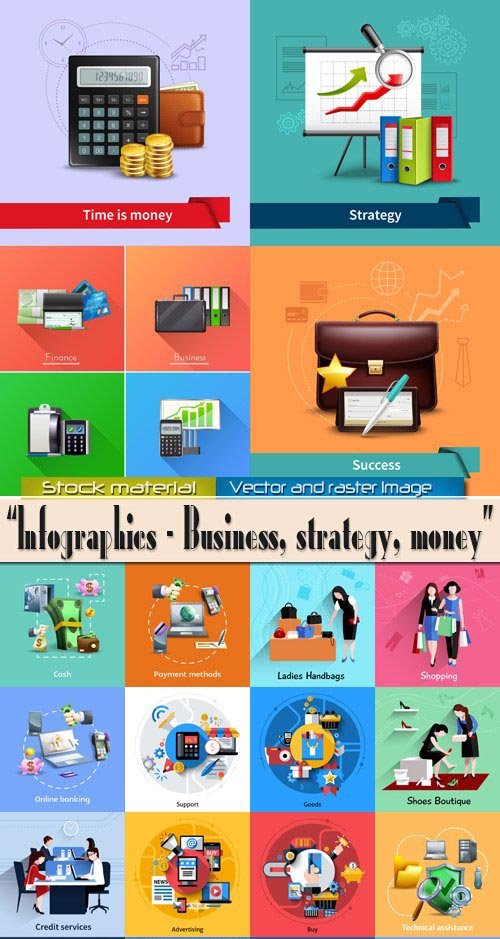 Infographics - Business, strategy, money
