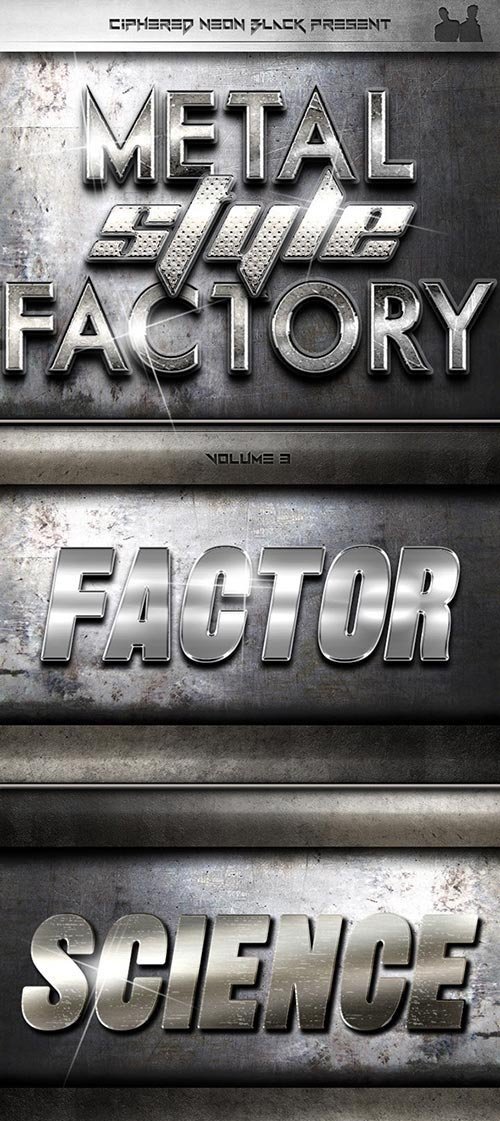 GraphicRiver - Metal Style Factory - Volume 03