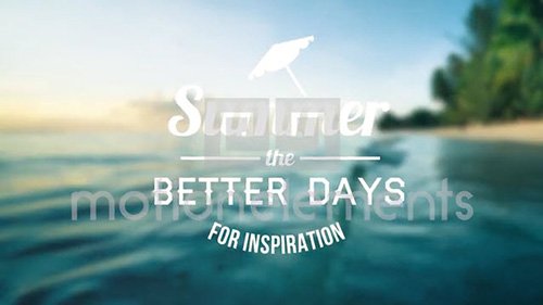 Epic Summer Days Opener - After Effects Template (MotionElements)