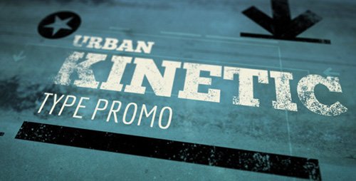 Urban Kinetic Type Promo - Project for After Effects (Videohive)