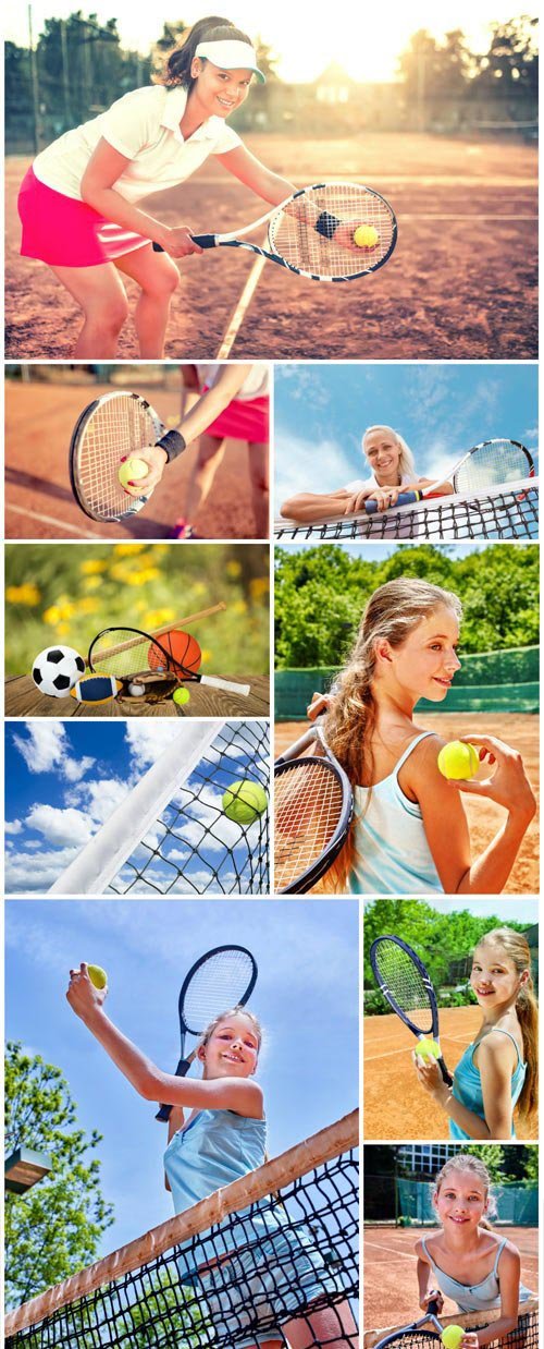 Tennis, people and sports - stock photos