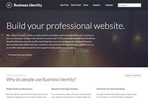 Business Identity v3.0.2 - WordPress Theme - CM 39756