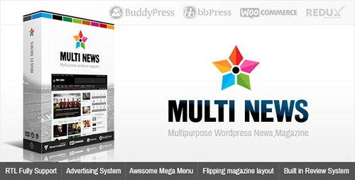 ThemeForest - Multinews v2.3.3 - Multi-purpose Wordpress News,Magazine