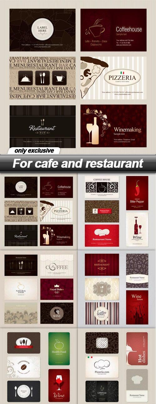 For cafe and restaurant - 10 EPS
