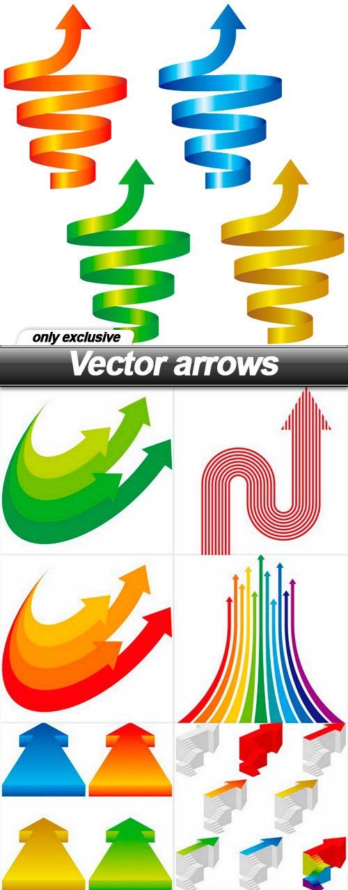 Vector arrows - 13 EPS