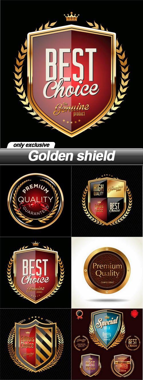 Golden shield - 10 EPS