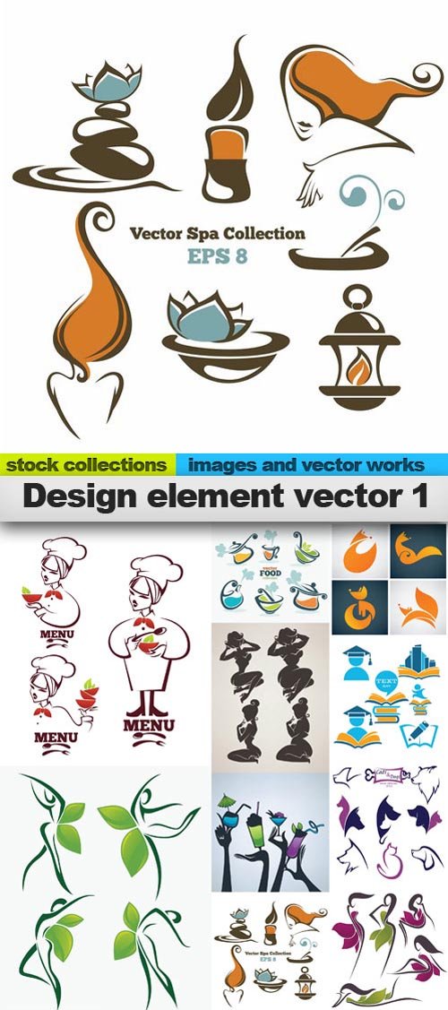 Design element vector 1, 25 x EPS