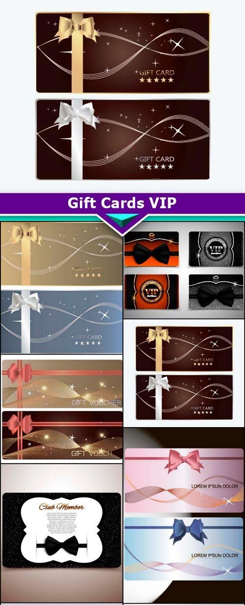 Gift Cards VIP 8x EPS