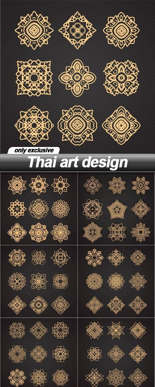 Thai art design - 13 EPS