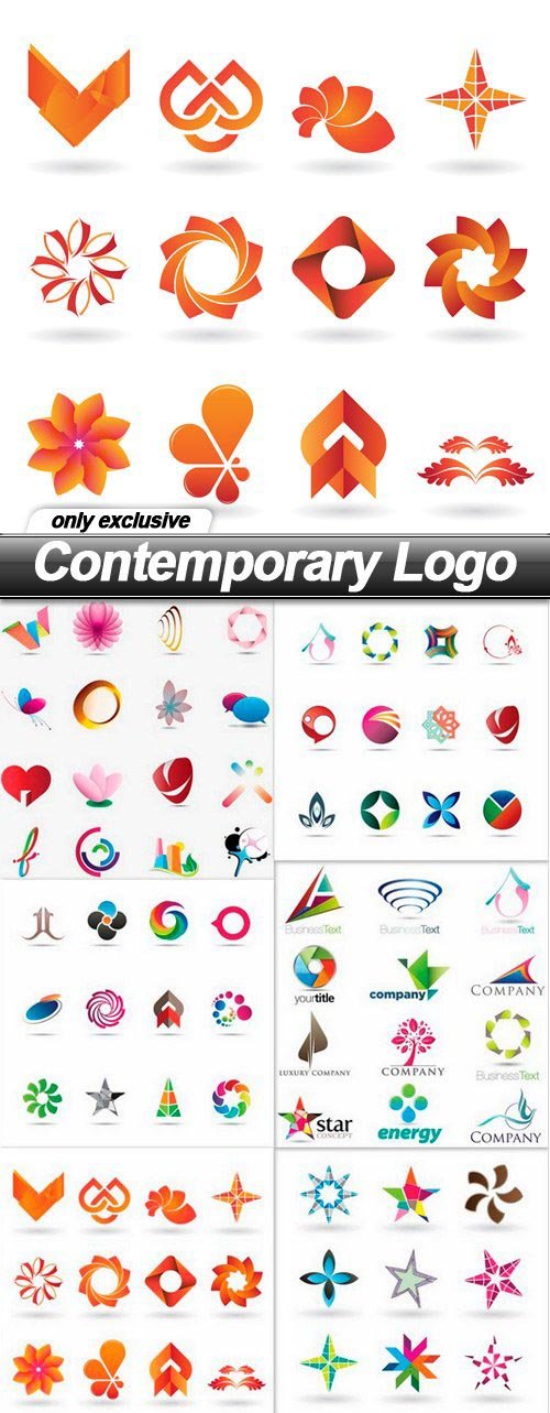 Contemporary Logo - 12 EPS