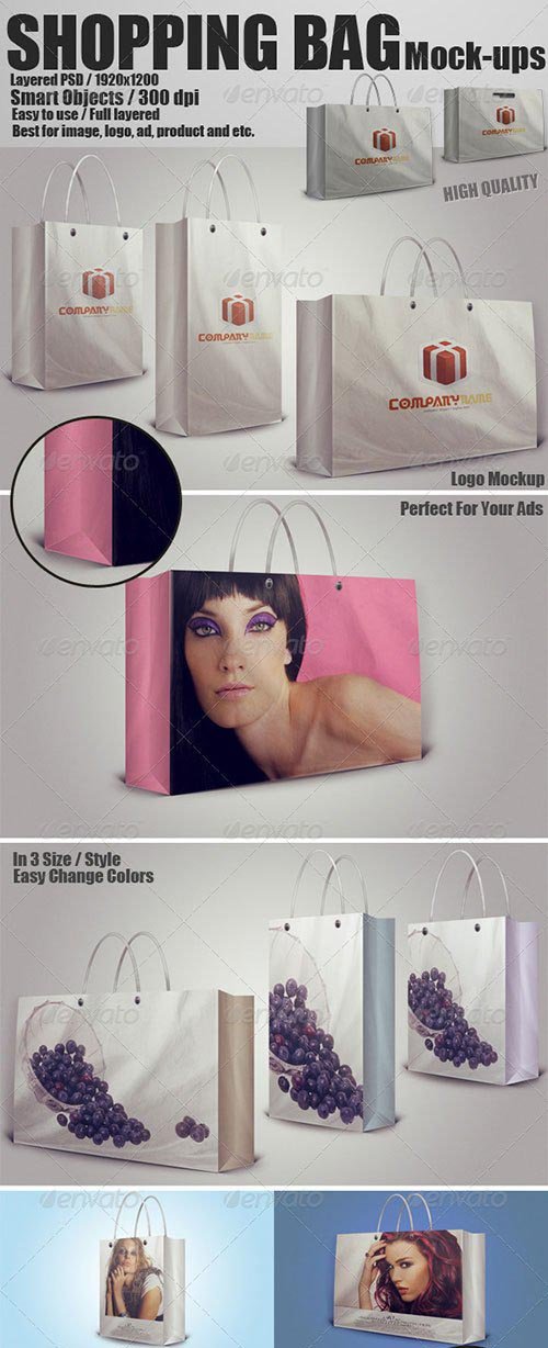 GraphicRiver - Shopping Bag Mockups PSD 2418740