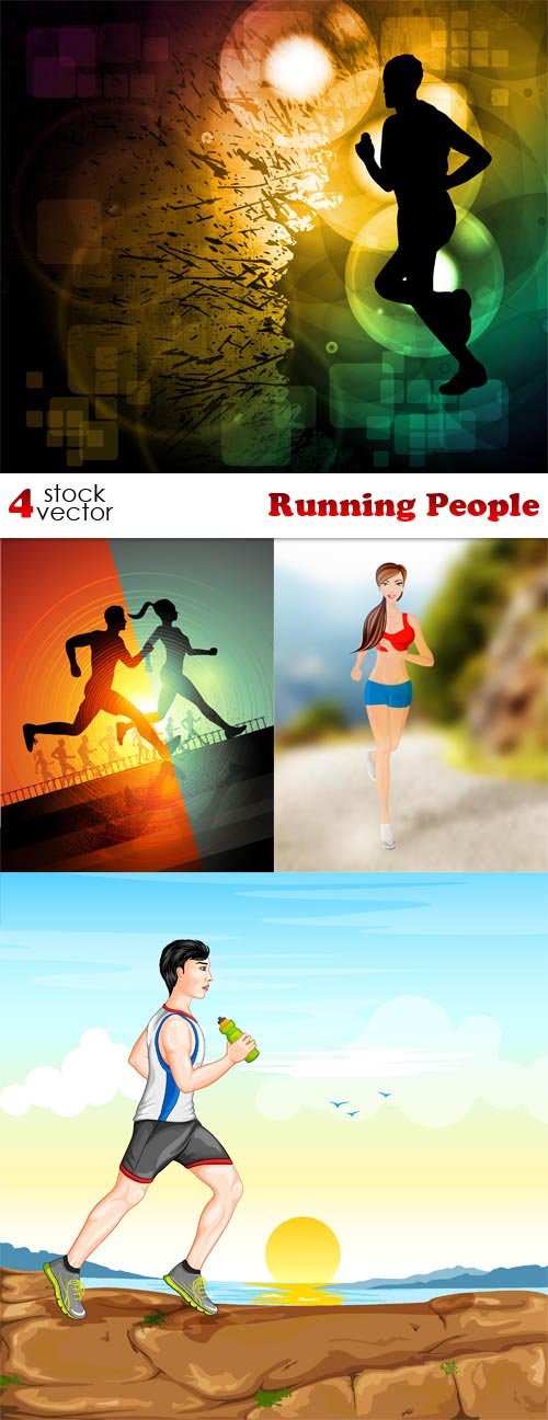 Vectors - Running People