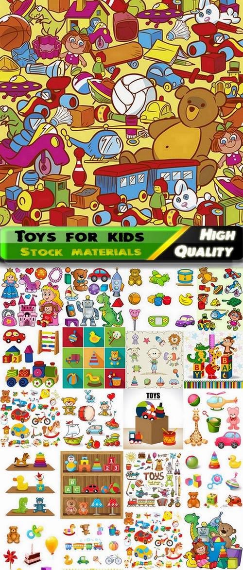 Different toys for kids and children - 25 Eps