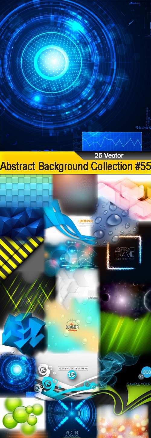 Abstract Background Collection #55 - 25 Vector