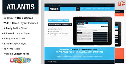 ThemeForest - Atlantis : Bootstrap Multipurpose Responsive Theme - FULL