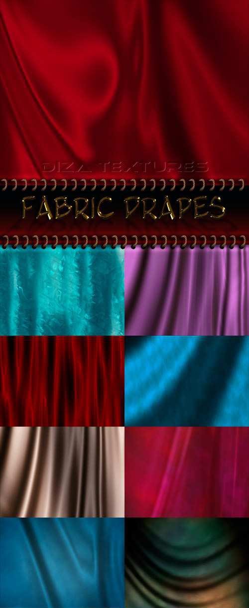 Fabric drapes textures