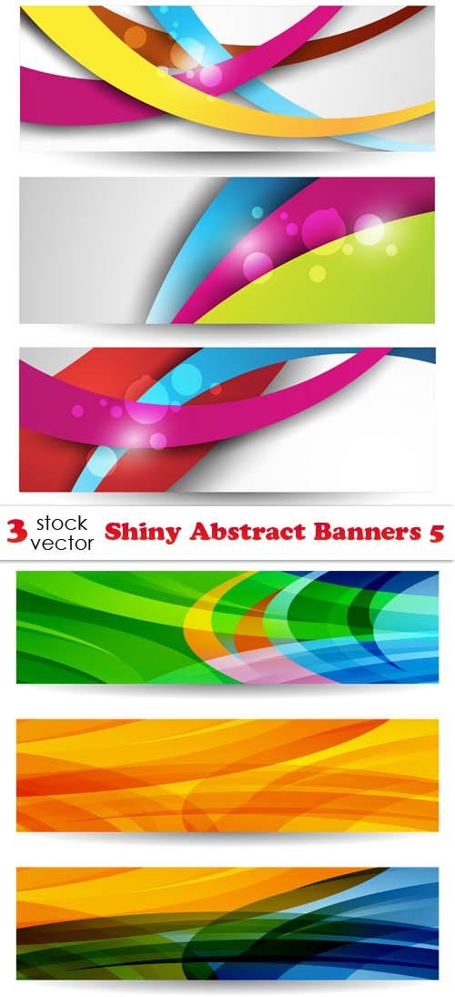 Vectors - Shiny Abstract Banners 5