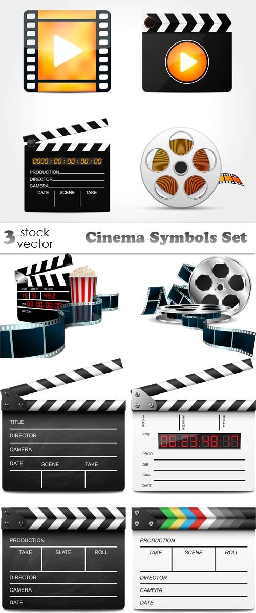 Vectors - Cinema Symbols Set