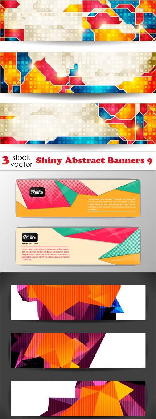 Vectors - Shiny Abstract Banners 9
