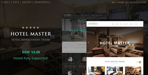 ThemeForest - Hotel Master v2.01 - Hotel & Hostel Booking WordPress Theme