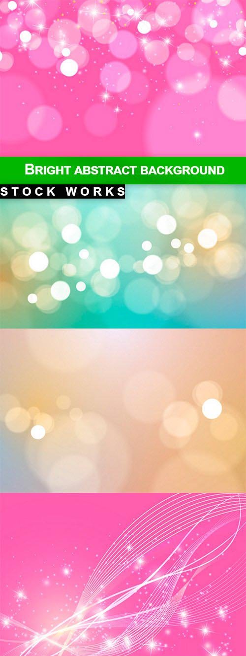 Bright Abstract Background - 6 EPS