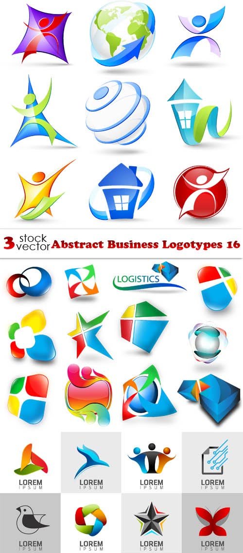 Vectors - Abstract Business Logotypes 16 