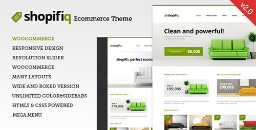ThemeForest - Shopifiq v2.3.1 - Responsive WordPress WooCommerce Theme