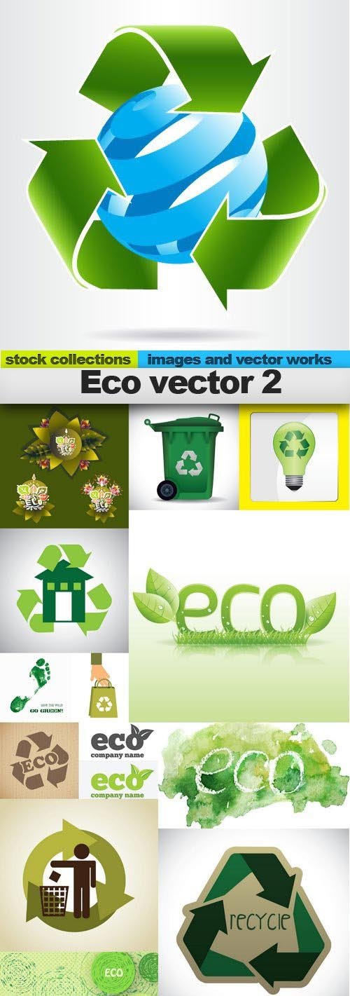 Eco vector 2, 15 x EPS