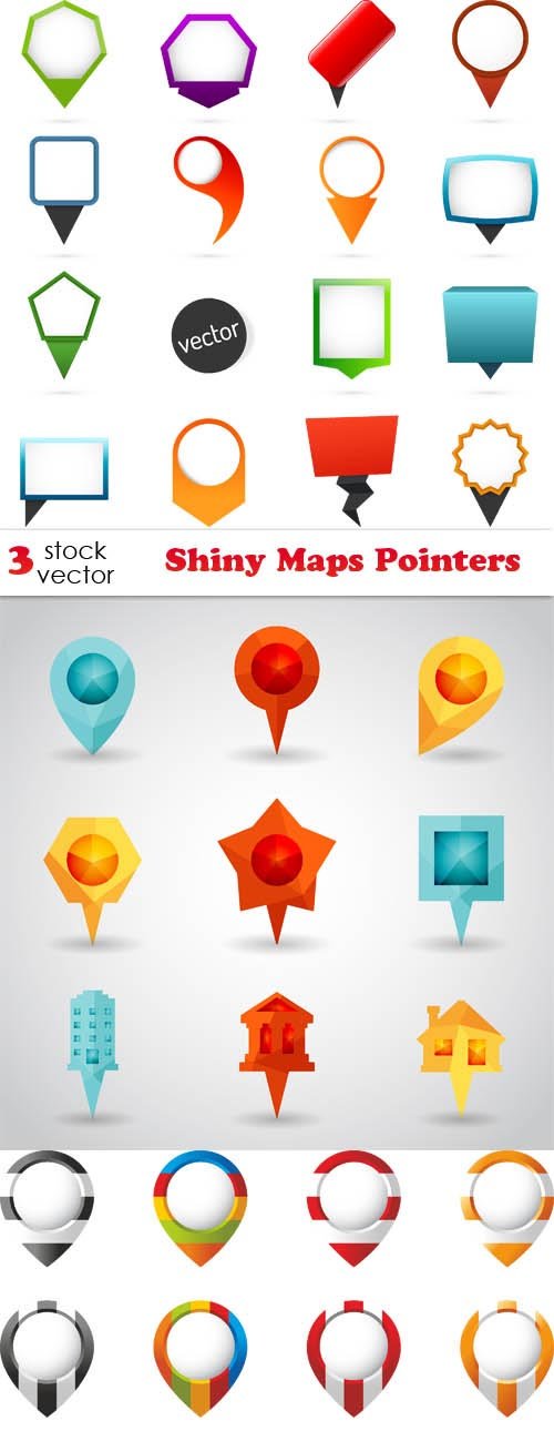 Vectors - Shiny Maps Pointers