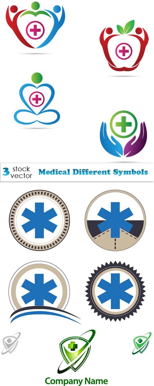 Vectors - Medical Different Symbols 