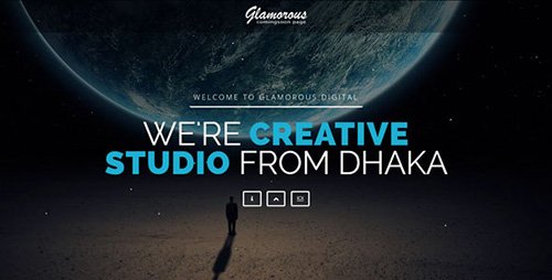 ThemeForest - Glamorous v1.4 - Creative Intro Page