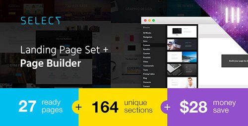 ThemeForest - Select v1.0 - Landing Page Set with Page Builder