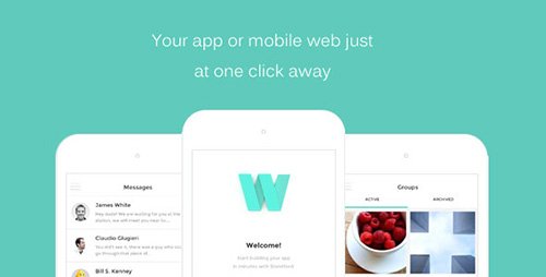 ThemeForest - Washington v1.5 - HTML Front-end Mobile App/Web Template