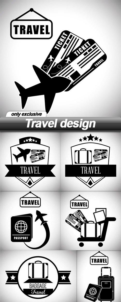 Travel design - 10 EPS