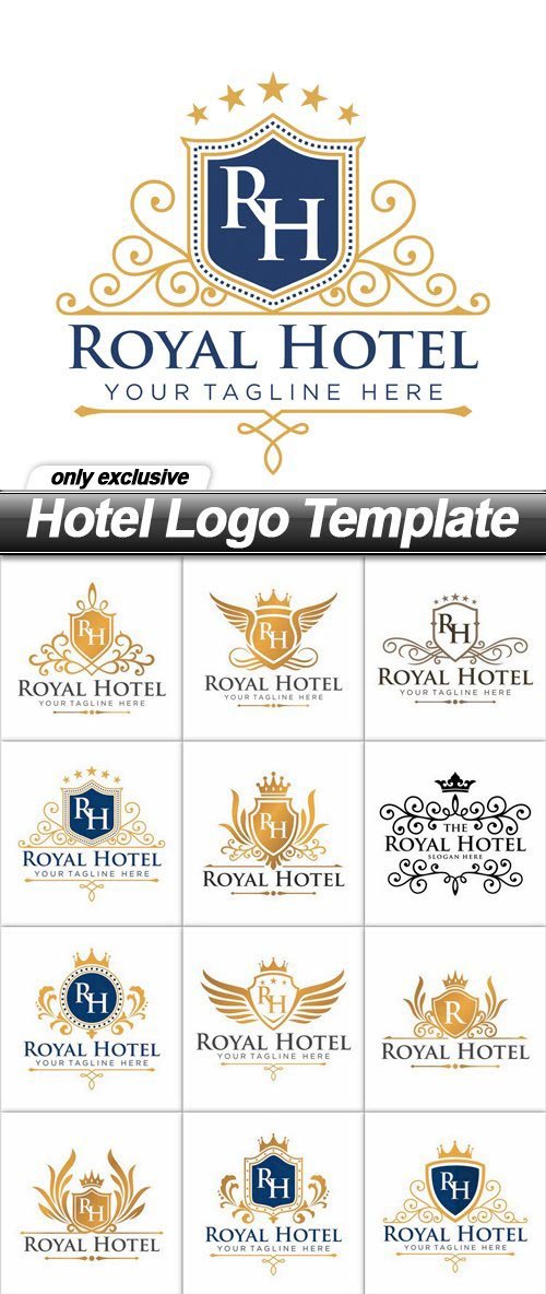 Hotel Logo Template - 15 EPS