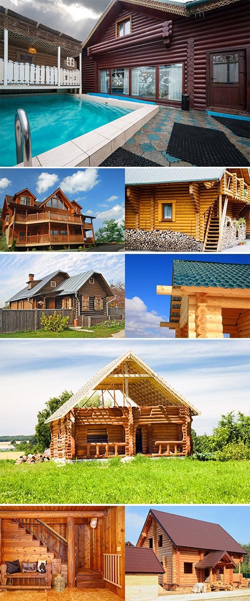 Stock Image Log house from