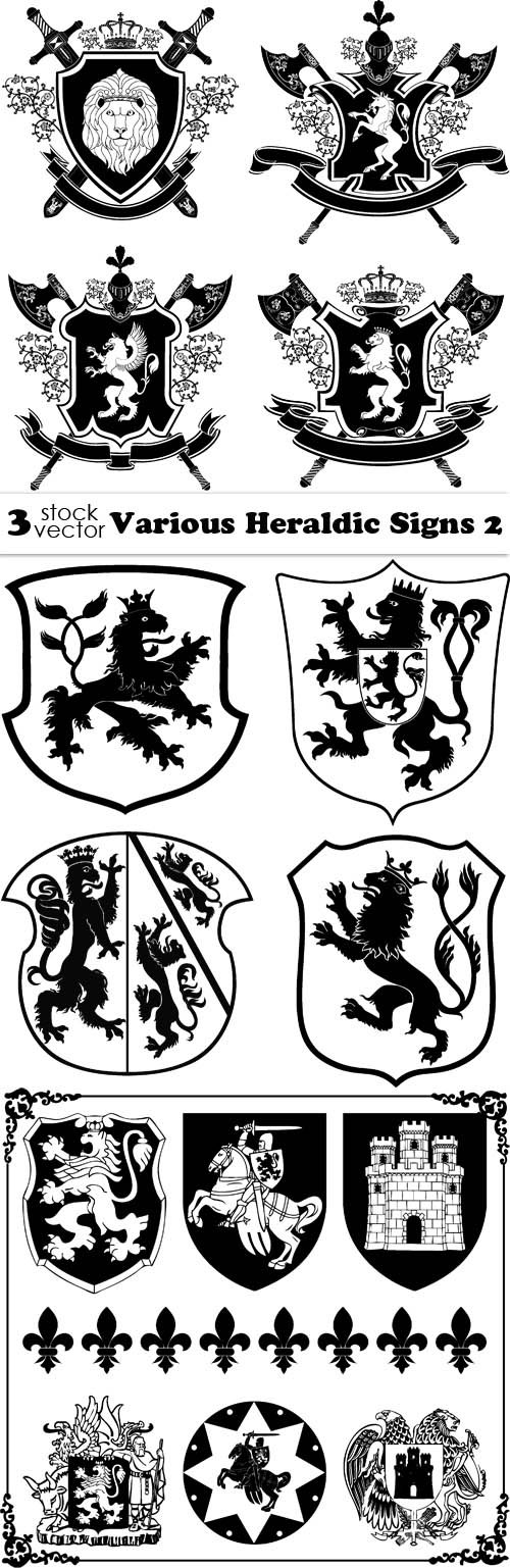 Vectors - Various Heraldic Signs 2