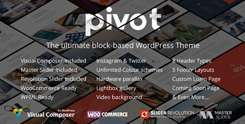 ThemeForest - Pivot v1.4.11 - Responsive Multipurpose WordPress Theme