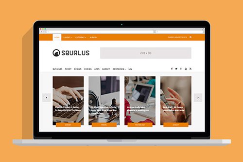Squalus - News/Magz HTML5 Template - CM 200371