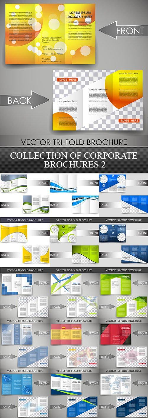 Collection of Corporate Brochures 2, 25xEPS