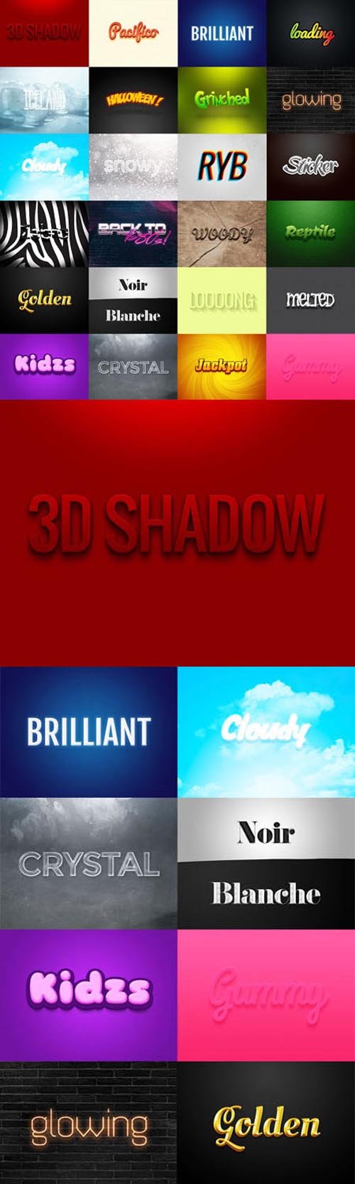 35 Professional Photoshop Text Effects 