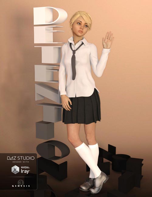 [UPDATED] Detention Outfit for Genesis 3 Female(s)
