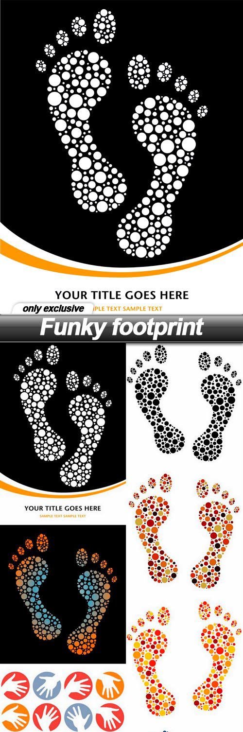 Funky footprint - 7 EPS