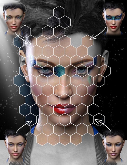 Extreme Closeup: Makeup for Genesis 3 Female(s) » Best Daz3D Poses ...