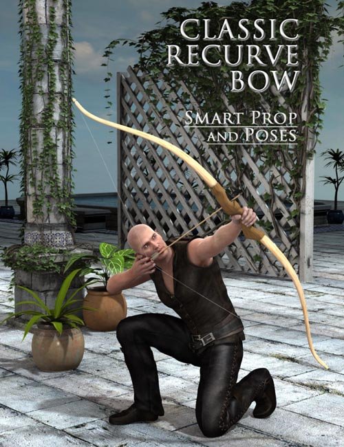 Classic Recurve Bow Smart Prop and Poses